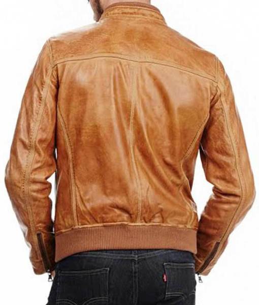 Arrow Colin Donnell Brown Leather Jacket