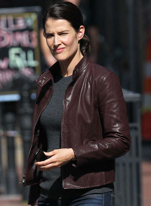 DANIKA YAROSH JACK REACHER NEVER GO BACK LEATHER JACKET