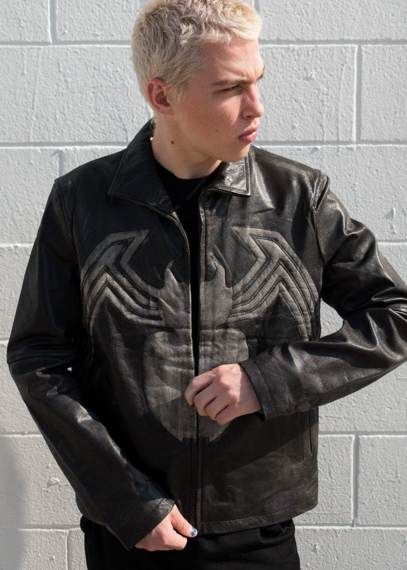 Men's Spider Venom Real Leather Jacket