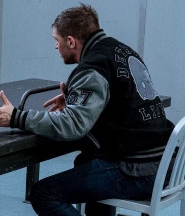 Tom Hardy Black Bomber Jacket