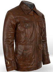 THE EXPENDABLES 2 JASON STATHAM LEATHER JACKET