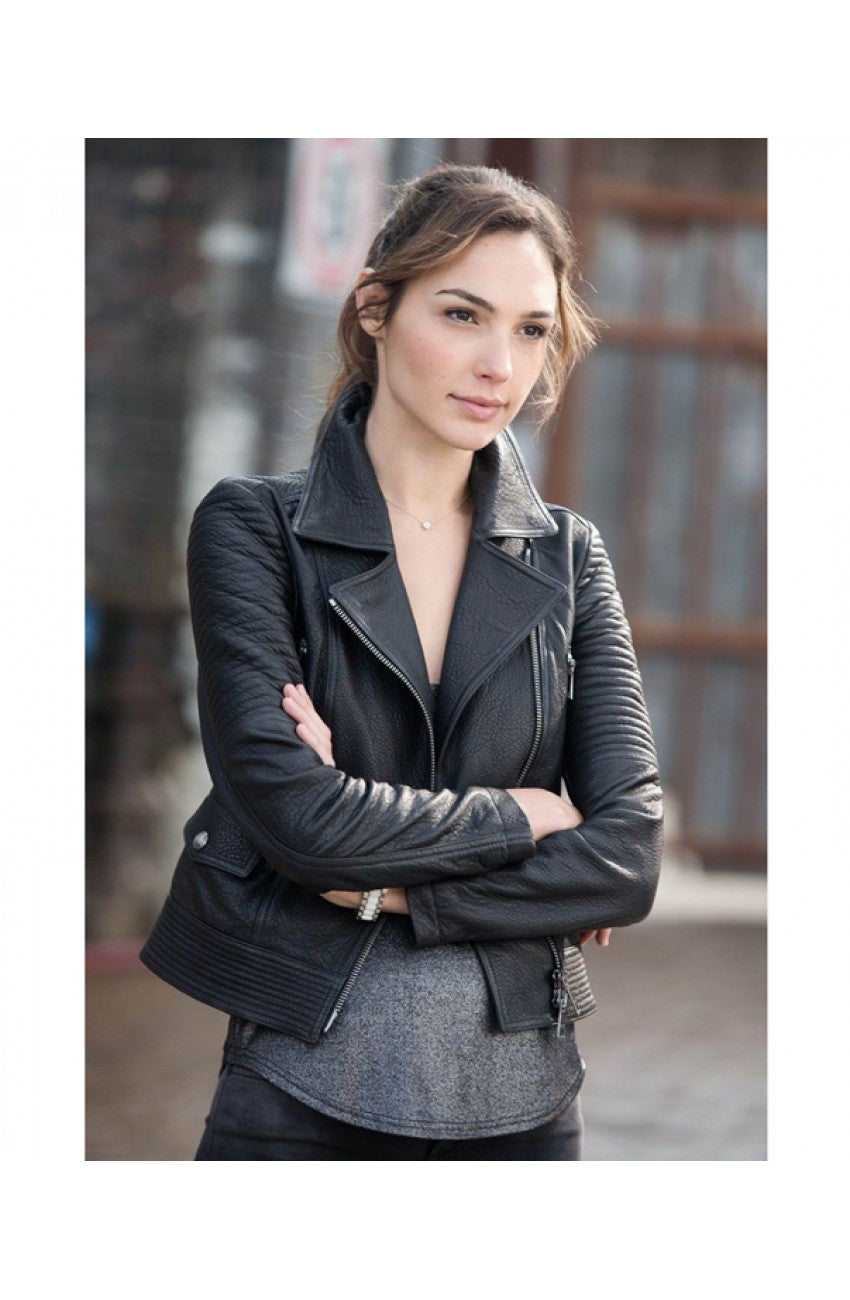 Fast and Furious 6 Gisele Harabo Gal Gadot Leather Jacket