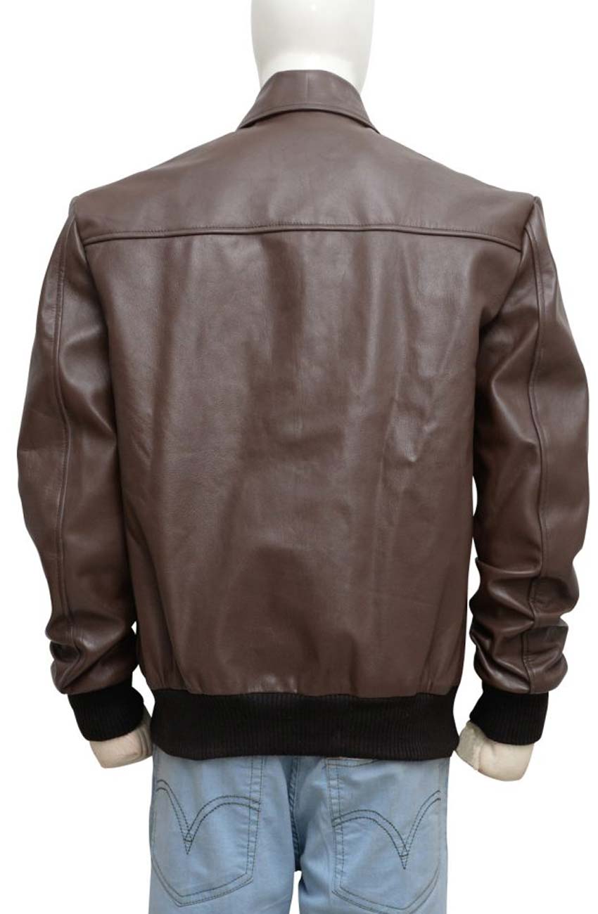 Happy Days Fonzie Brown Leather Jacket