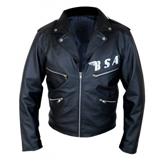 George Michael BSA Black Leather Jacket