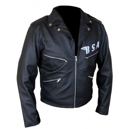 George Michael BSA Black Leather Jacket