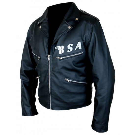 George Michael BSA Black Leather Jacket