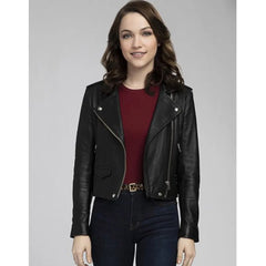 God Friended Me Series Violett Beane Black Leather Jacket