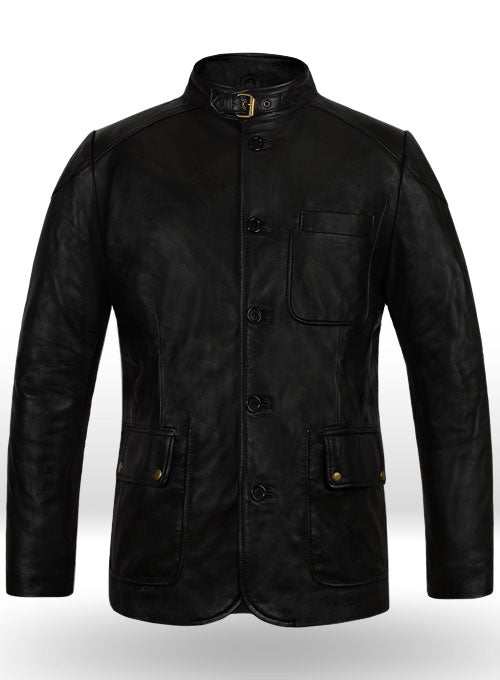 HUGH JACKMAN REAL STEEL LEATHER JACKET