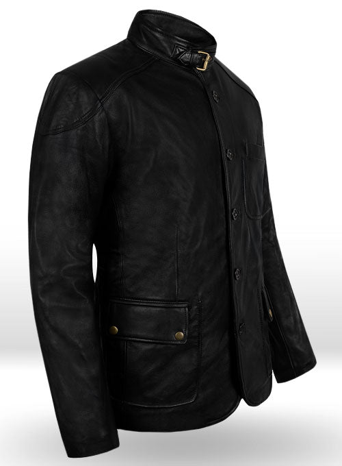 HUGH JACKMAN REAL STEEL LEATHER JACKET