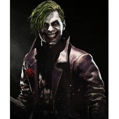 Injustice 2 Joker Purple Leather Coat