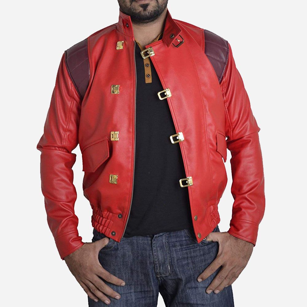 Akira kaneda Red Leather Jacket