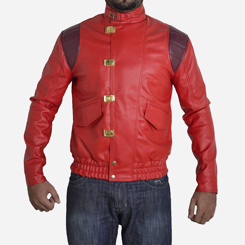 Akira kaneda Red Leather Jacket