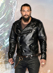 JASON MOMOA AQUAMAN PREMIERE LEATHER JACKET