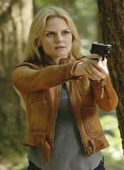 JENNIFER MORRISON ONCE UPON A TIME LEATHER JACKET