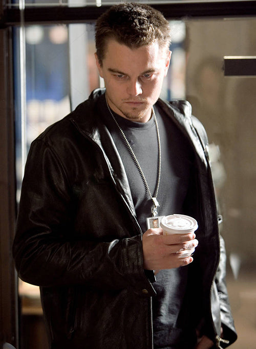 LEONARDO DICAPRIO THE DEPARTED LEATHER JACKET