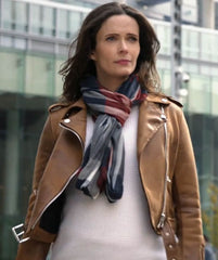 Superman And Lois Brown Leather Jacket