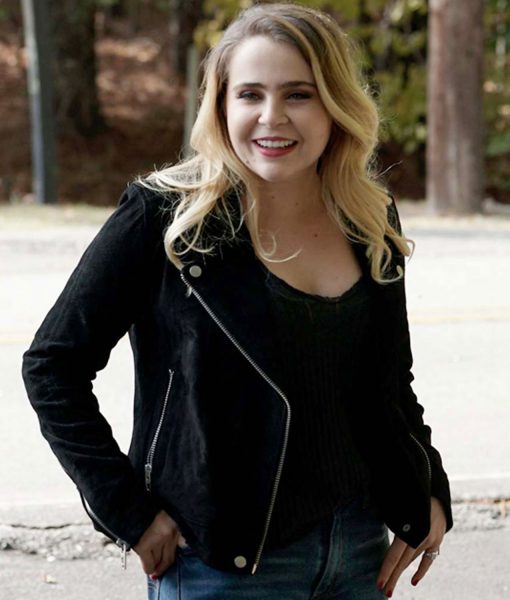 Good Girls Mae Whitman Annie Marks Leather Jacket