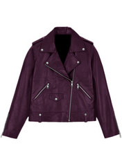 Burgundy Leather Jacket