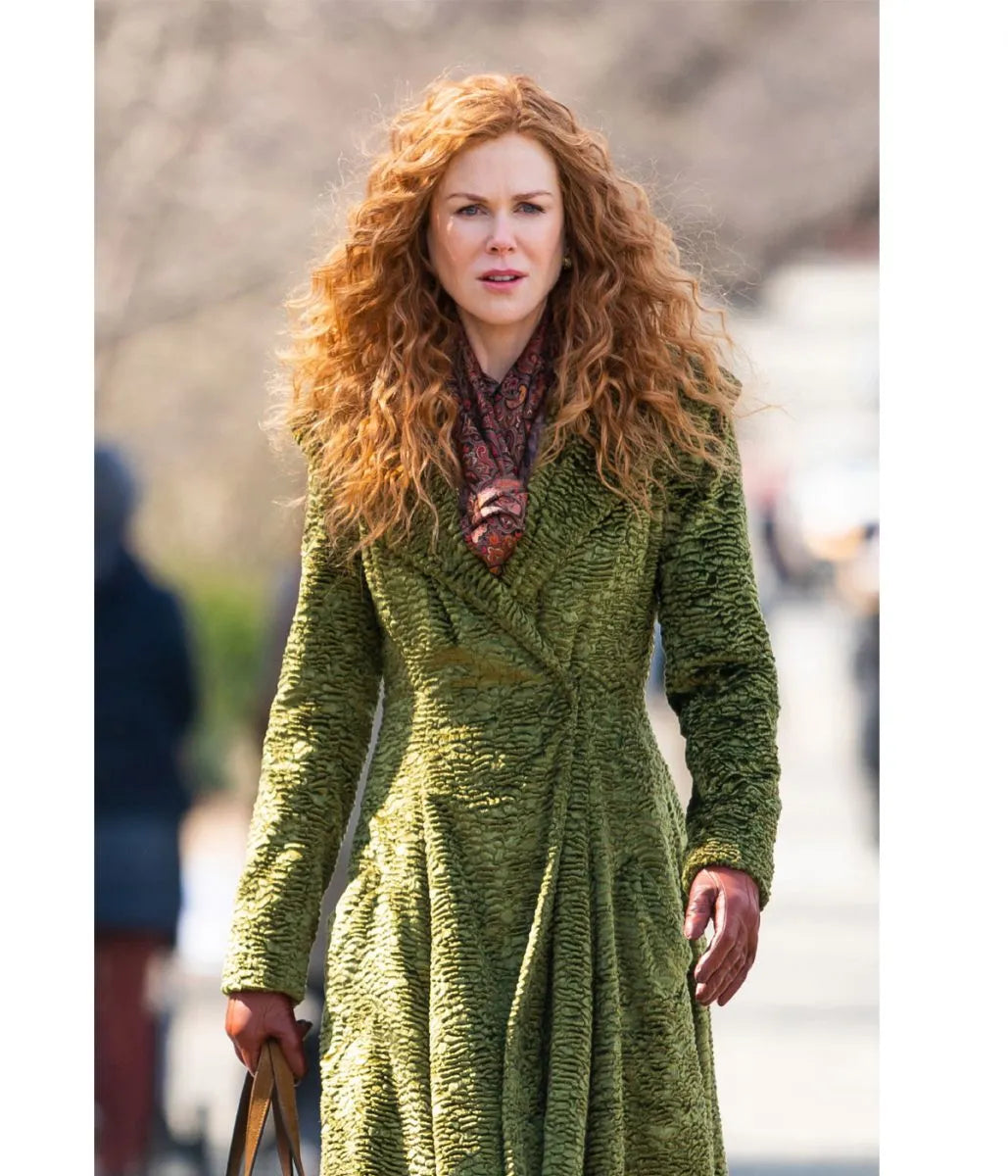 Nicole Kidman The Undoing Green Hooded Coat