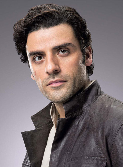 OSCAR ISAAC STAR WARS: THE LAST JEDI LEATHER JACKET