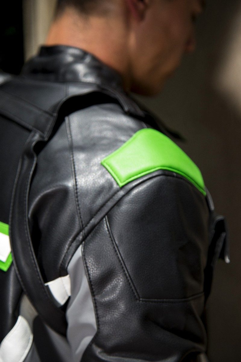 Men's Soldier 76 Houston Outlaws Black And Green Jacket