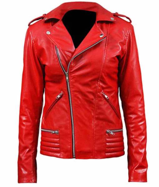 Cheryl Blossom Southside Serpents Red Leather Jacket