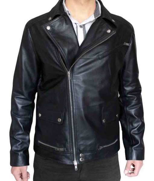 Billboard Ryan Tedder Black Leather Jacket