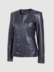 Women's Collarless Style Jacket