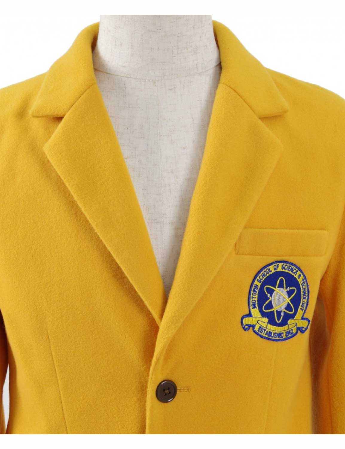 Spiderman Homecoming Yellow Wool Jacket