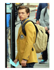 Spiderman Homecoming Yellow Wool Jacket