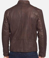 Civil War Steve Rogers Brown Leather Jacket