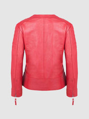 Women's Quilted Collarless Jacket