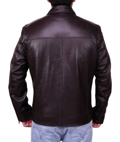 Barack Obama Brown Leather Jacket