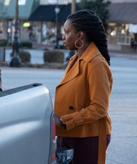 Adepero Oduye The Falcon and the Winter Soldier Orange Bomber Jacket