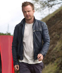 Aaron Paul Need For Speed Blue Jacket