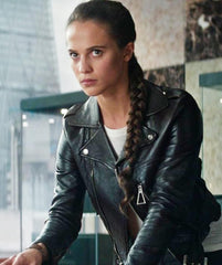 ALICIA VIKANDER TOMB RAIDER LEATHER JACKET
