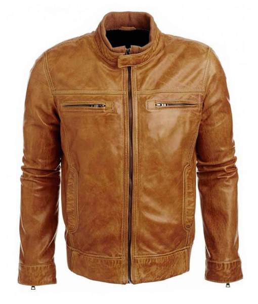 Arrow Colin Donnell Brown Leather Jacket