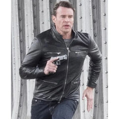 Whiskey Cavalier Scott Foley Real Leather Jacket