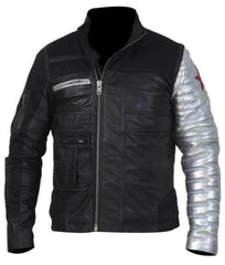 Captain America Civil War Winter Soldier Leather Jacket