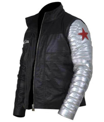 Captain America Civil War Winter Soldier Leather Jacket