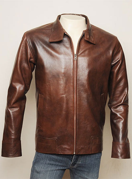 X MEN FIRST CLASS MAGNETO BROWN LEATHER JACKET