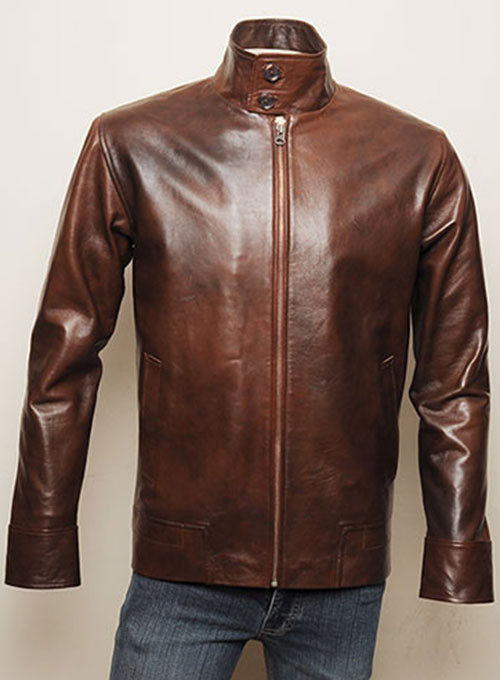 X MEN FIRST CLASS MAGNETO BROWN LEATHER JACKET